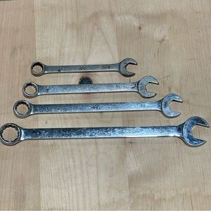 MAC Combination Wrench Lot
Metric 24mm & 19mm
Standard 11/16 & 5/8
